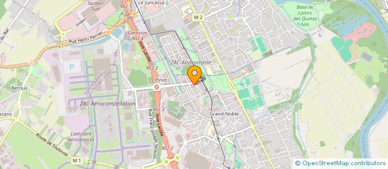 localisation de l'entreprise MADAME CINDY GUEDES FONSECA  BLAGNAC