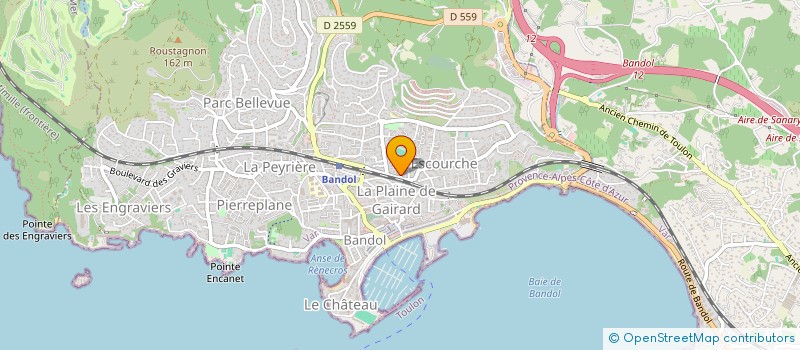 localisation de l'entreprise MADAME CINDY GUESNOT à BANDOL