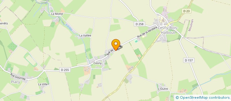 localisation de l'entreprise MADAME CINDY GUIGUE  CESNY-LES-SOURCES