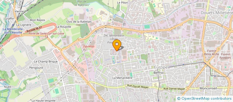 localisation de l'entreprise MADAME CINDY GUILBERT  SAINT-CYR-SUR-LOIRE