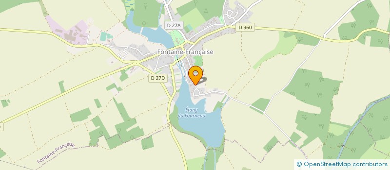 localisation de l'entreprise MADAME CINDY GUILLAUME  FONTAINE-FRANCAISE