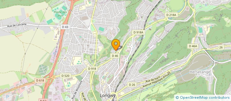 localisation de l'entreprise MADAME CINDY GUILLAUME à LONGWY