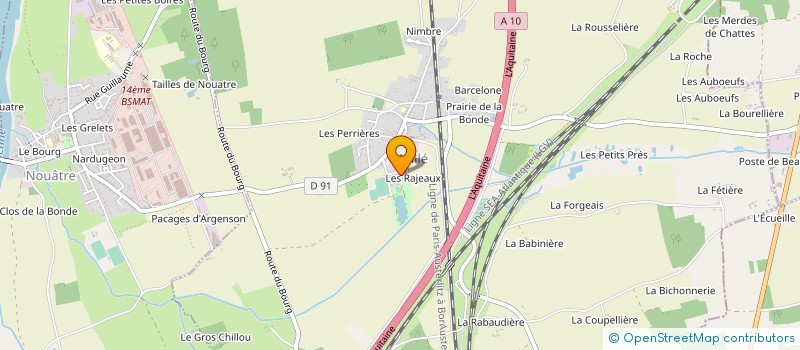 localisation de l'entreprise MADAME CINDY GUITONNEAU  MAILLE