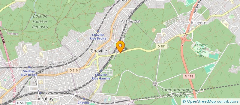 localisation de l'entreprise MADAME CINDY GZAIEL à CHAVILLE
