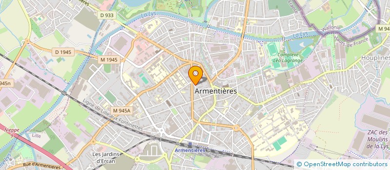 localisation de l'entreprise MADAME CINDY HALLEZ  ARMENTIERES