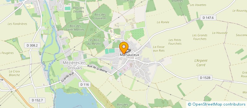 localisation de l'entreprise MADAME CINDY HARDY à MEZIERES-EN-DROUAIS