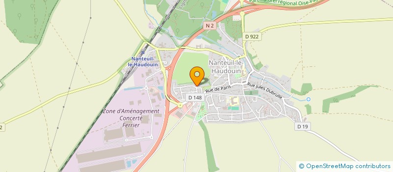 localisation de l'entreprise MADAME CINDY HENRIQUET  NANTEUIL-LE-HAUDOUIN