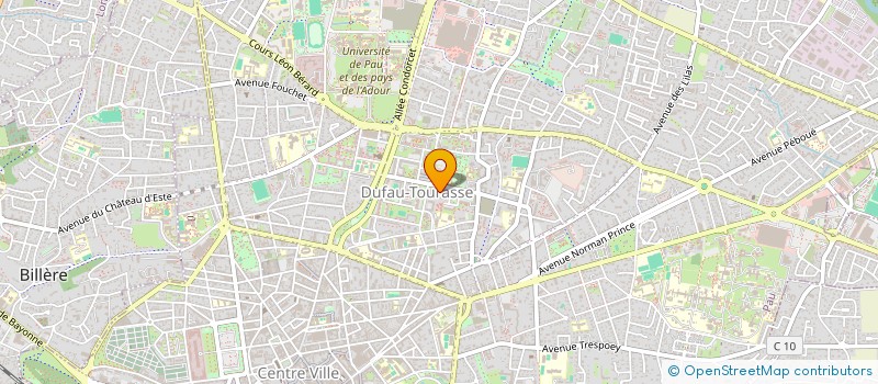 localisation de l'entreprise MADAME CINDY HERMAN à PAU