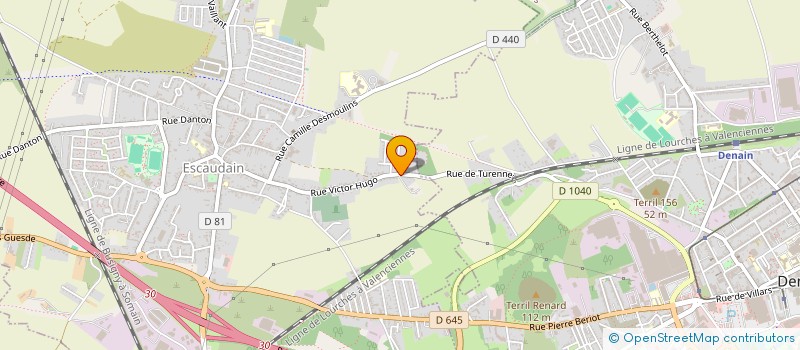 localisation de l'entreprise MADAME CINDY HOLDERBAUM  ESCAUDAIN