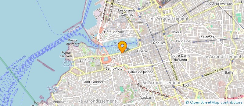 localisation de l'entreprise MADAME CINDY HONORATO LOPEZ  MARSEILLE