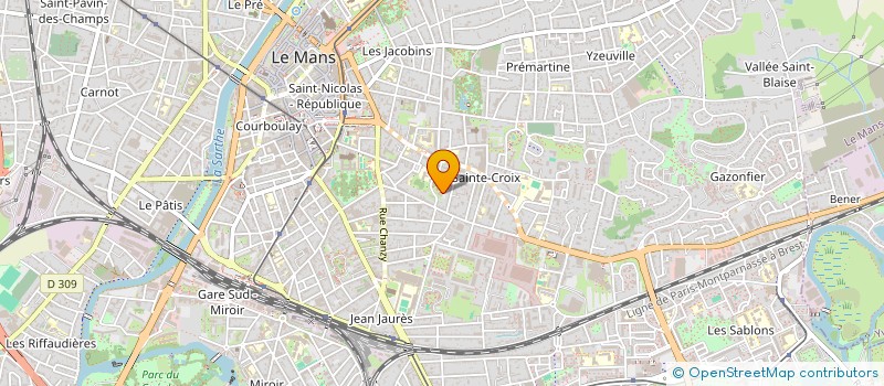 localisation de l'entreprise MADAME CINDY HOUDOUIN  LE MANS