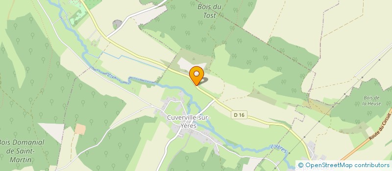 localisation de l'entreprise MADAME CINDY HOULE  CUVERVILLE-SUR-YERES