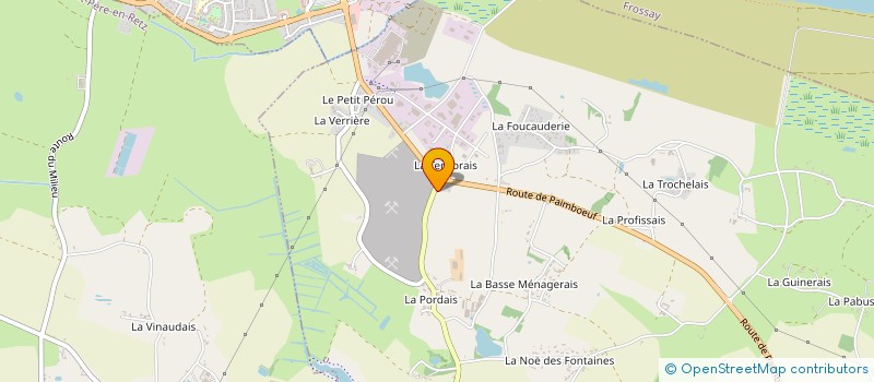 localisation de l'entreprise MADAME CINDY HURET  CHAUMES-EN-RETZ