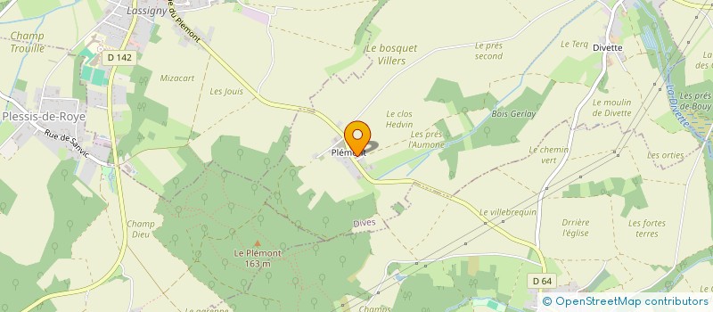 localisation de l'entreprise MADAME CINDY HUT  DIVES