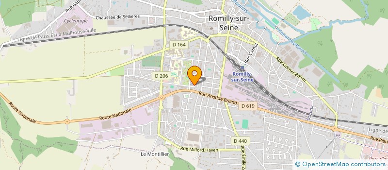 localisation de l'entreprise MADAME CINDY HUWETTE  ROMILLY-SUR-SEINE