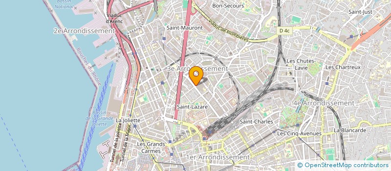 localisation de l'entreprise MADAME CINDY JACONO à MARSEILLE