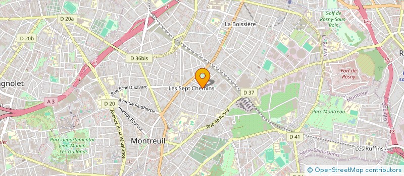 localisation de l'entreprise MADAME CINDY JANNET à MONTREUIL