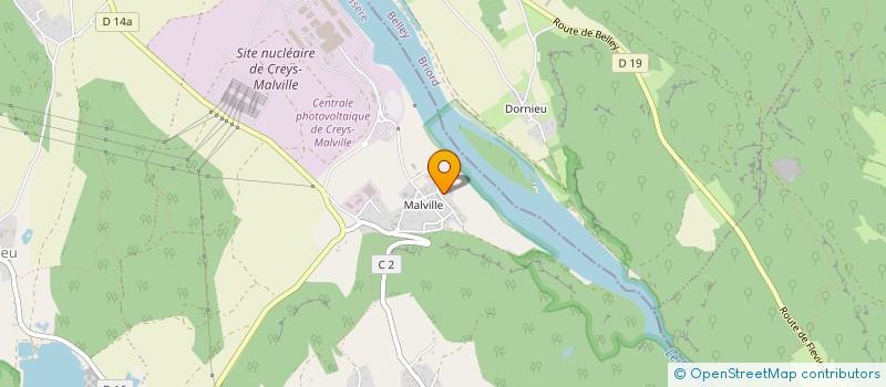 localisation de l'entreprise MADAME CINDY JANNOLFO  CREYS-MEPIEU