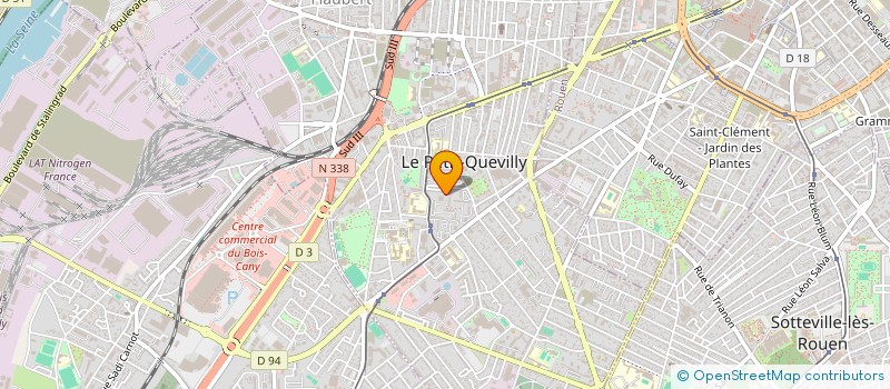 localisation de l'entreprise MADAME CINDY JANTZEN  LE PETIT-QUEVILLY