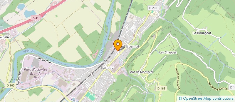 localisation de l'entreprise MADAME CINDY JOERG à VILLARD-BONNOT