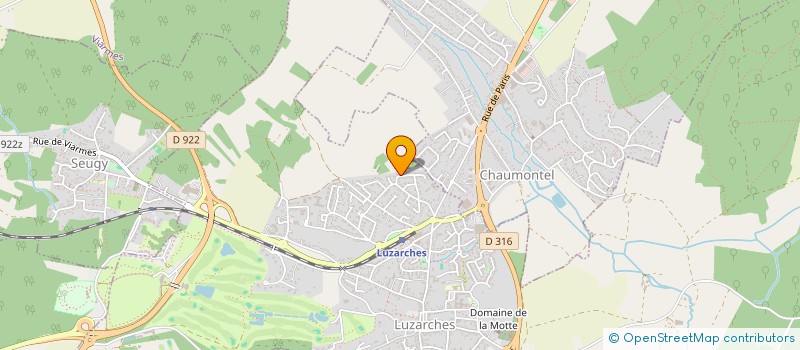 localisation de l'entreprise MADAME CINDY JOLIVET  LUZARCHES