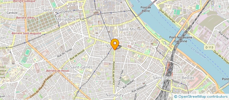 localisation de l'entreprise MADAME CINDY JOUANE  BORDEAUX