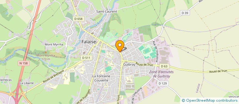 localisation de l'entreprise MADAME CINDY KASPRZYK à FALAISE