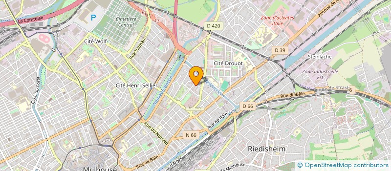 localisation de l'entreprise MADAME CINDY KETTERLIN à MULHOUSE