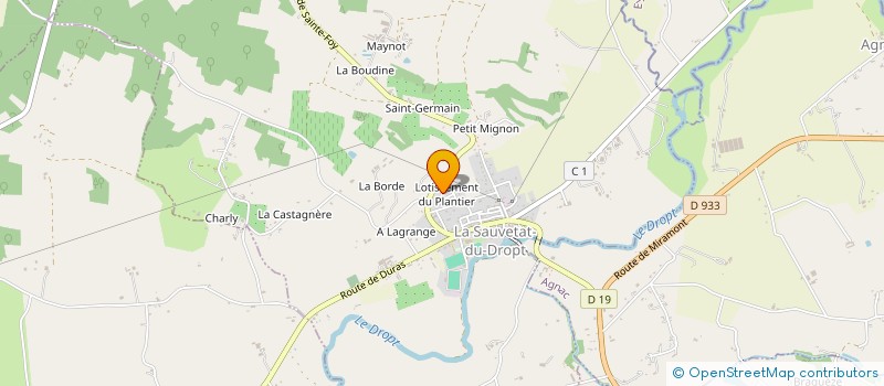 localisation de l'entreprise MADAME CINDY KIERNAN  LA SAUVETAT-DU-DROPT