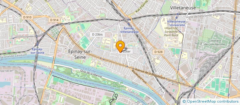 localisation de l'entreprise MADAME CINDY KOBA à EPINAY SUR SEINE