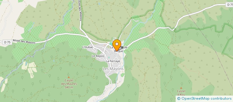 localisation de l'entreprise MADAME CINDY KOSKAS  LE LUC