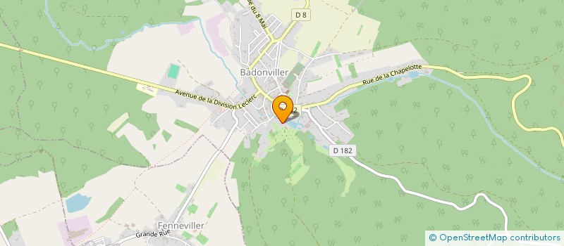 localisation de l'entreprise MADAME CINDY KRYZS  BADONVILLER