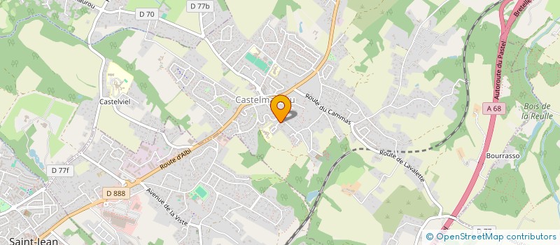 localisation de l'entreprise MADAME CINDY LAFFONT  CASTELMAUROU