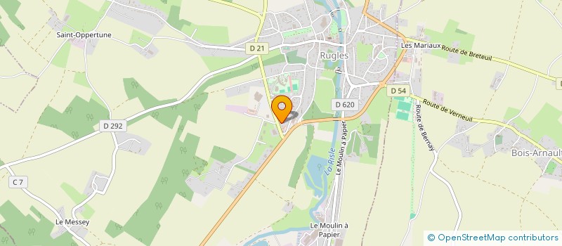 localisation de l'entreprise MADAME CINDY LAFILE  RUGLES