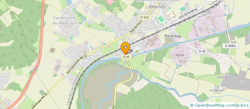 localisation de l'entreprise MADAME CINDY LAFORGE  CAMBRONNE-LES-RIBECOURT