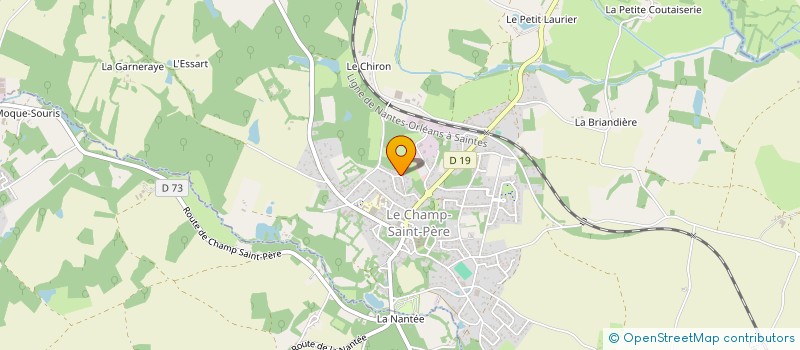 localisation de l'entreprise MADAME CINDY LAIDET  LE CHAMP-SAINT-PERE