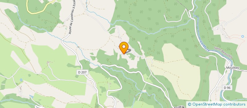 localisation de l'entreprise MADAME CINDY LAMBERT  SAINT-BEAUZELY