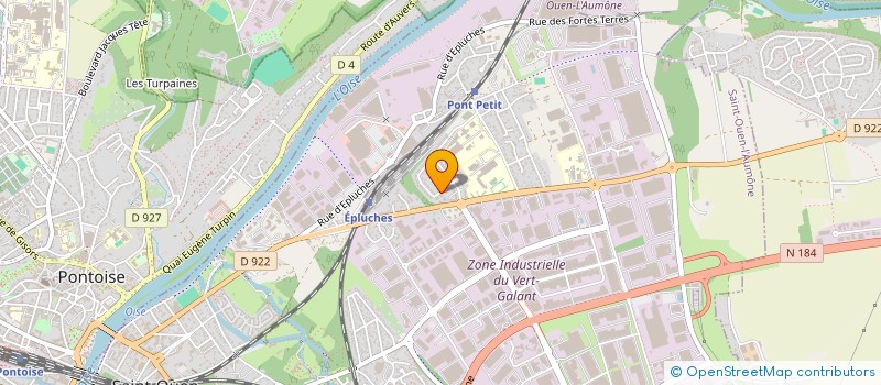 localisation de l'entreprise MADAME CINDY LAMON à SAINT-OUEN-L'AUMONE