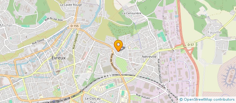 localisation de l'entreprise MADAME CINDY LANNEE  EVREUX