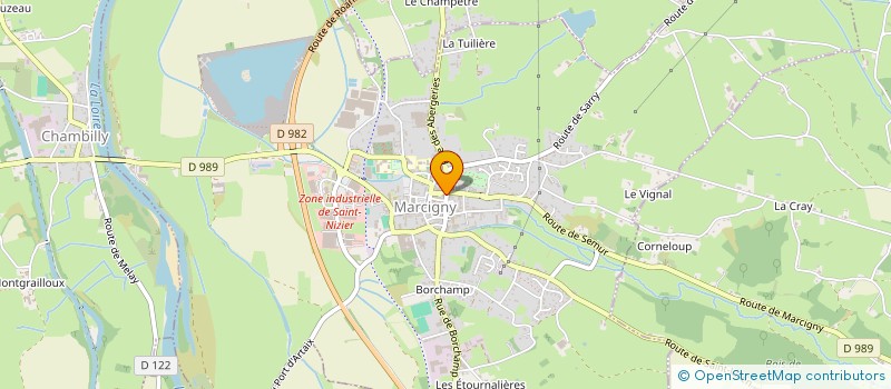 localisation de l'entreprise MADAME CINDY LARUE  MARCIGNY