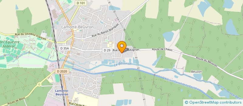 localisation de l'entreprise MADAME CINDY LAURENCON  LAMOTTE-BEUVRON