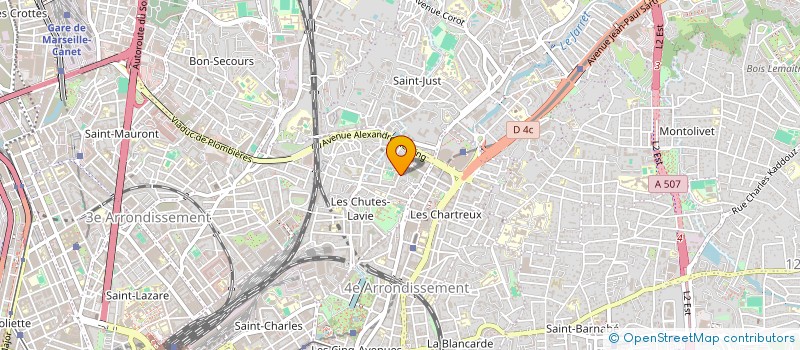 localisation de l'entreprise MADAME CINDY LAURENT à MARSEILLE 4EME