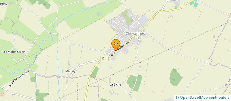 localisation de l'entreprise MADAME CINDY LAURENT à CHEVANNES