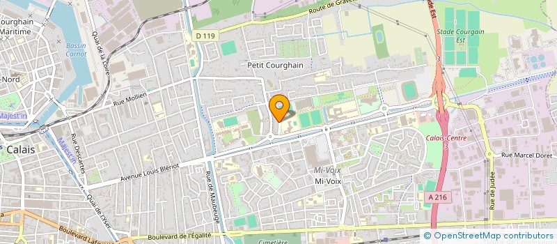 localisation de l'entreprise MADAME CINDY LAVIGNE  CALAIS