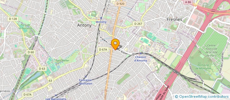 localisation de l'entreprise MADAME CINDY LE COUTALLER à ANTONY