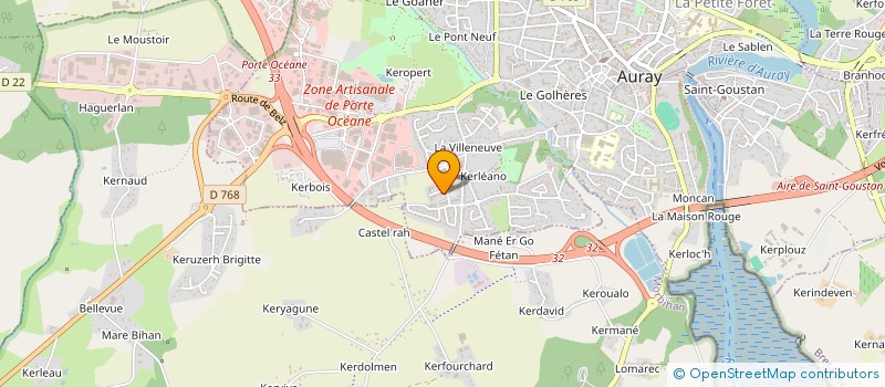 localisation de l'entreprise MADAME CINDY LE FORMAL à AURAY