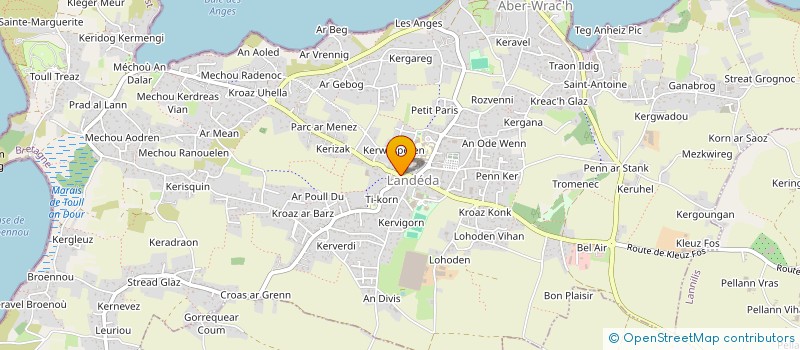 localisation de l'entreprise MADAME CINDY LE GOFF à LANDEDA