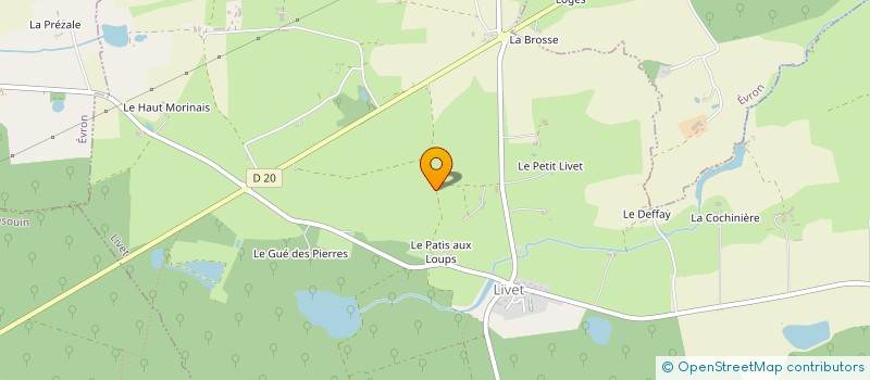 localisation de l'entreprise MADAME CINDY LE MEUR  LIVET