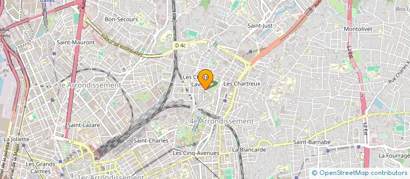 localisation de l'entreprise MADAME CINDY LEBAT à MARSEILLE
