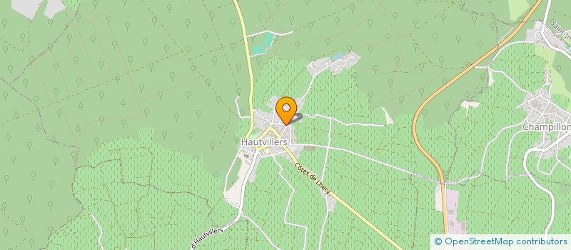 localisation de l'entreprise MADAME CINDY LEBEL  HAUTVILLERS